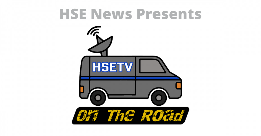 The new logo for the HSE News series titled HSETV On The Road.