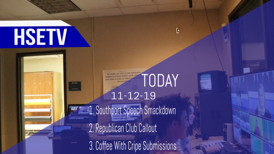 HSETV Newscast: Tuesday, November 12, 2019