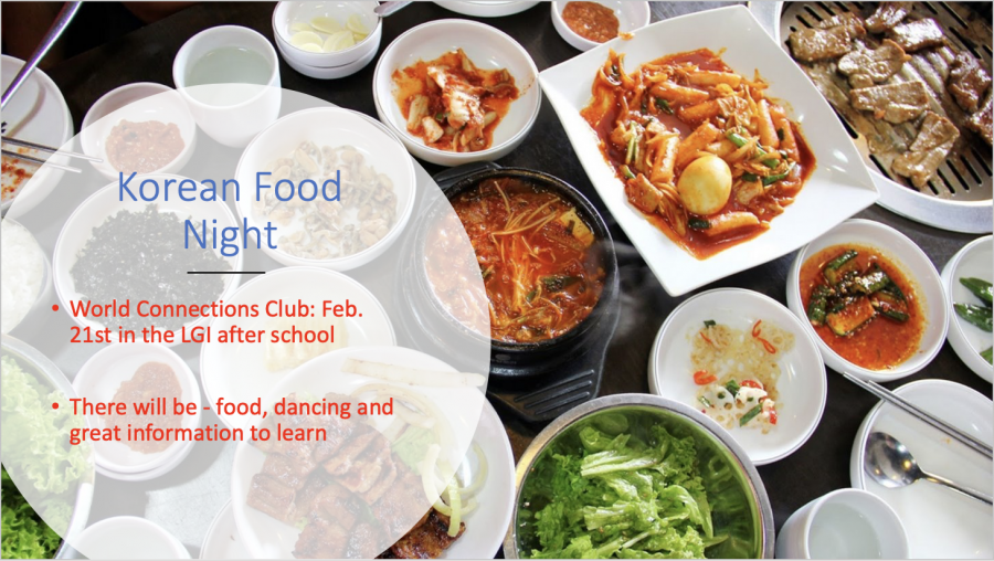 Korean Food Night