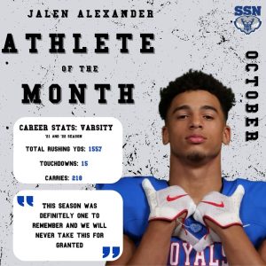 October Athlete of the Month: Jalen Alexander